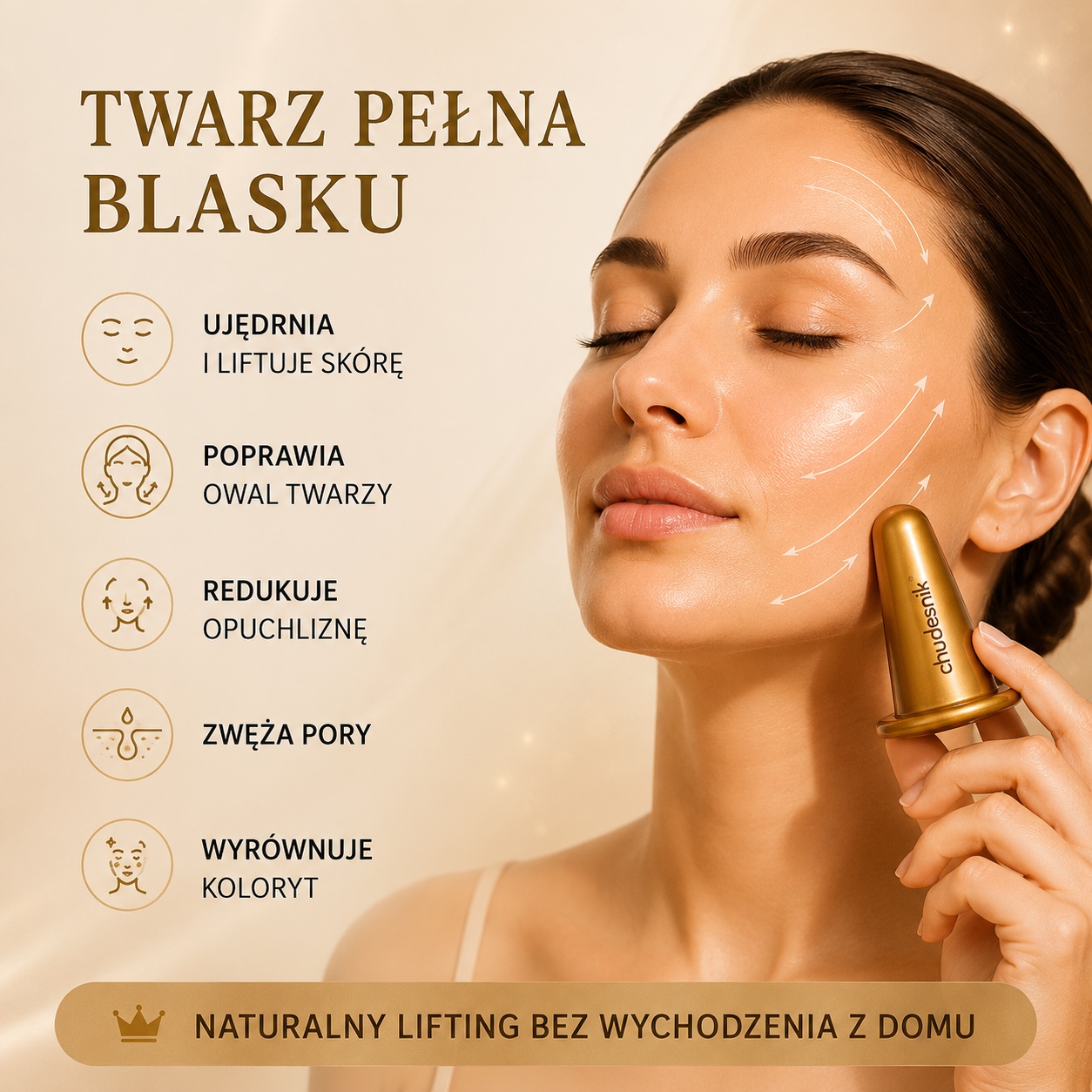 bańki masujące brązowe bmp 20 do twarzy bańki masujące brązowe bmp 20 do twarzy