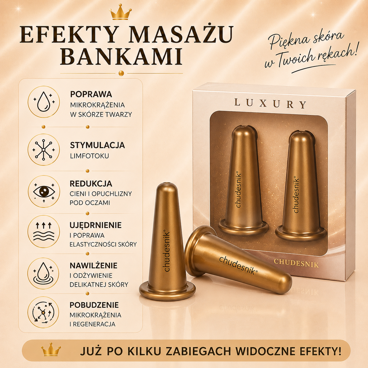 bańki masujące brązowe bmp 20 do twarzy bańki masujące brązowe bmp 20 do twarzy